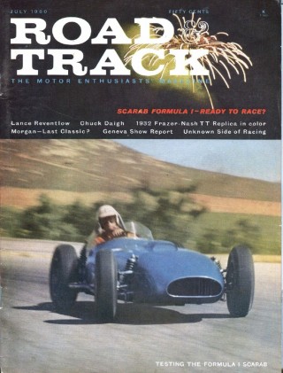 ROAD & TRACK 1960 JULY - SCARAB SPECIAL, PETER MORGAN